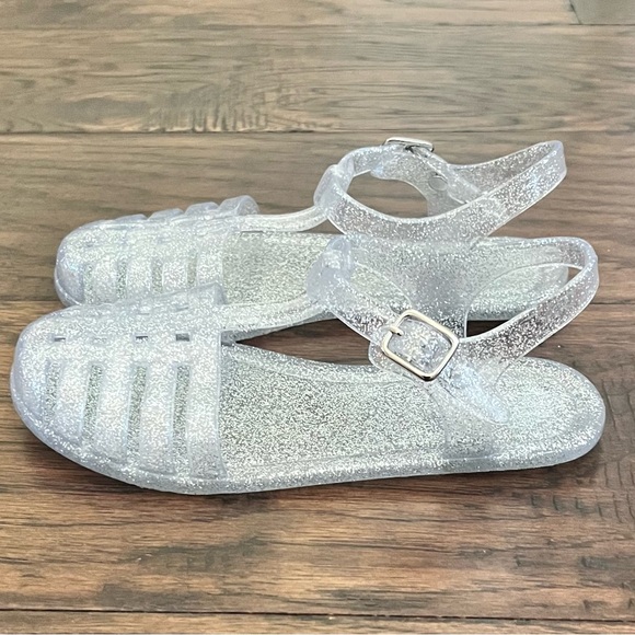 GAP Kids Silver Glitter Jelly Sandals - Picture 4 of 4